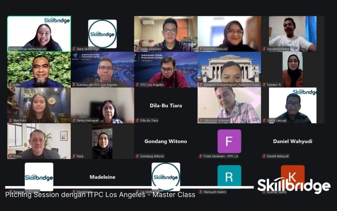 Pitching Session Bersama ITPC Los Angeles: Langkah Nyata SkillBridge Dorong Eksportir Siap Tembus Pasar Global